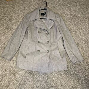 London Fog Women's Wool Blend Coat Jacket